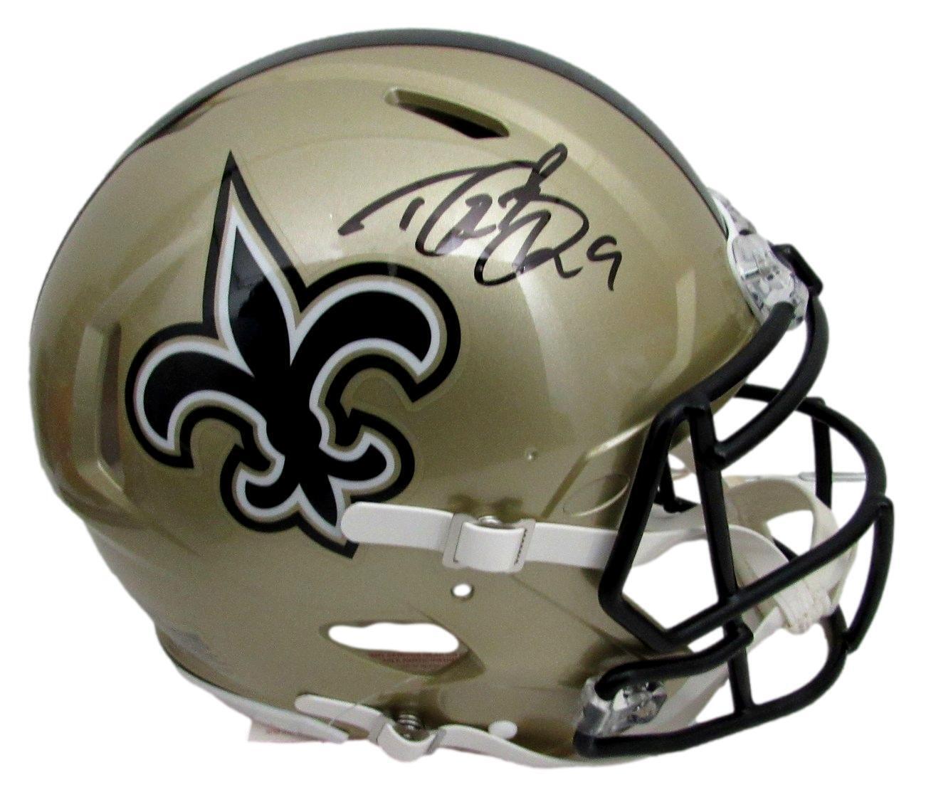 Drew Brees Autographed Full Size Speed Authentic