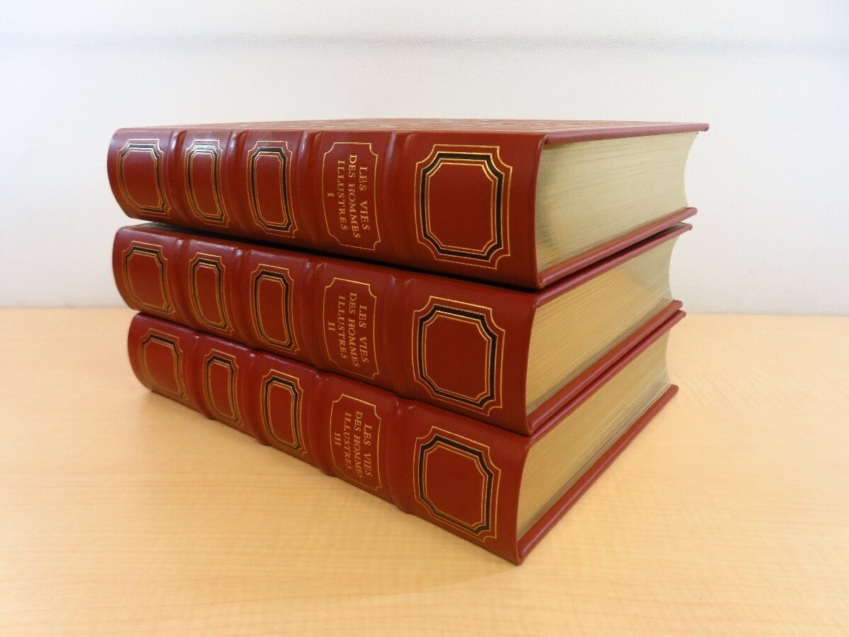 Plutarch Les Vies Des Hommes Illustres 3 Vols Complete 1967 1St Edition Limited