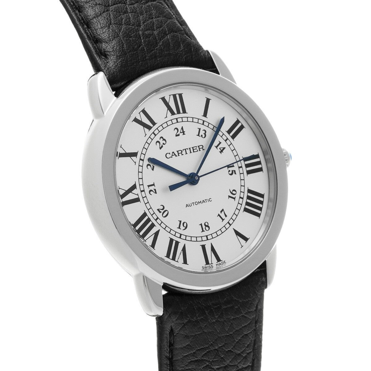 Cartier Rondo Solo De Cartier 36Mm Wsrn0021 Silver Unisex Used Watch #61130