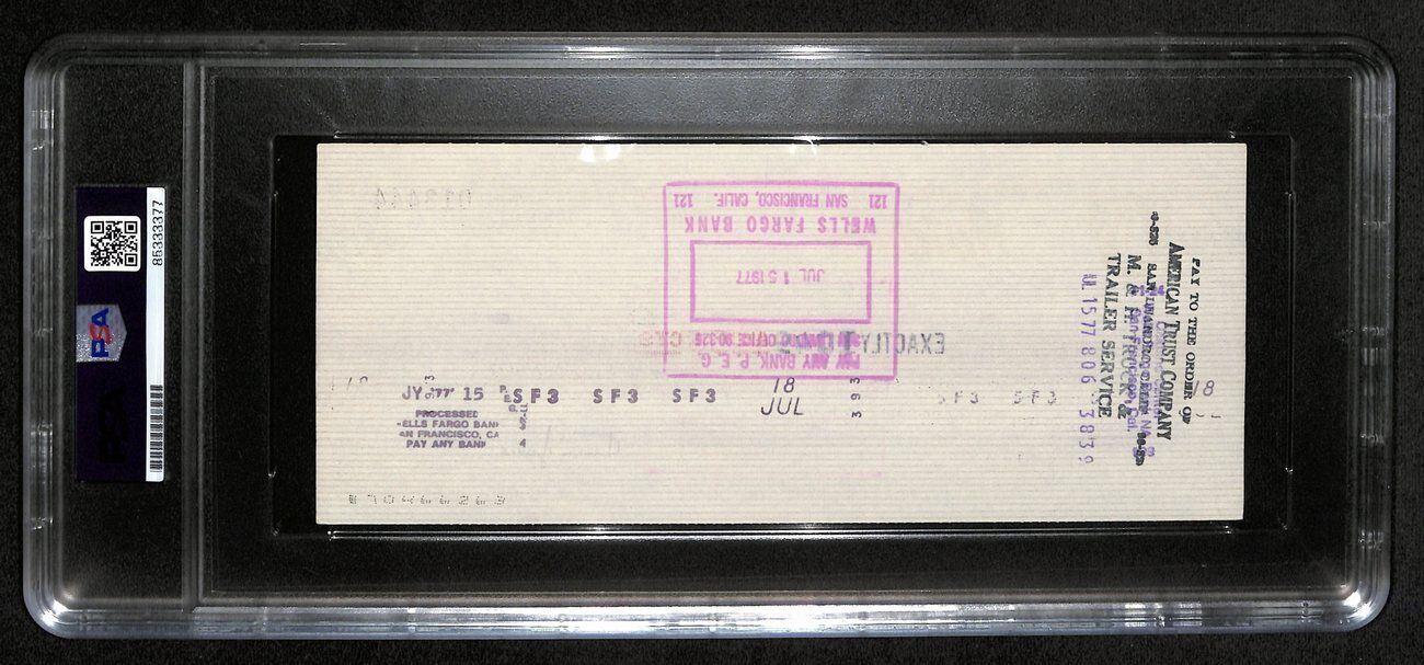 Al Davis Hof Signed/Autographed 8.5X3.5 Bank