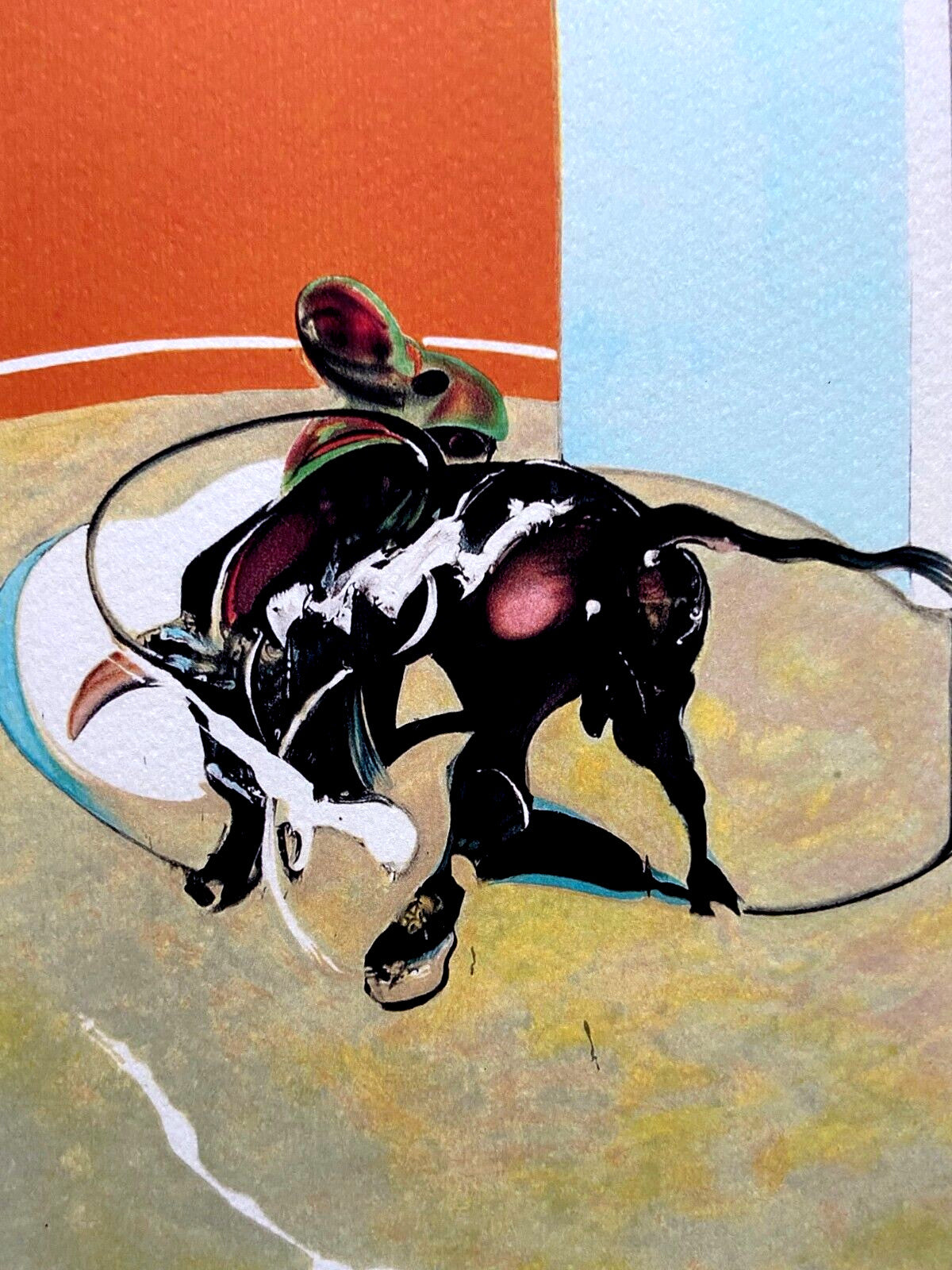 Francis Bacon Lithograph Coa Signed Op Published