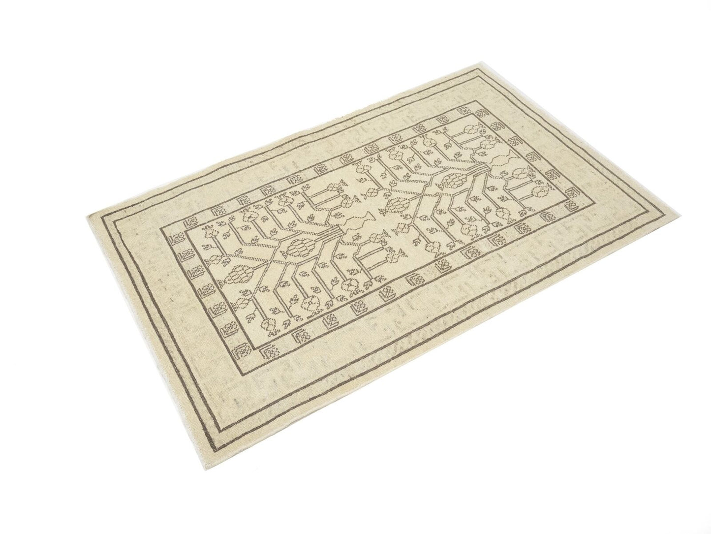 One-Of-A-Kind Handmade Vintage Oriental Rug
