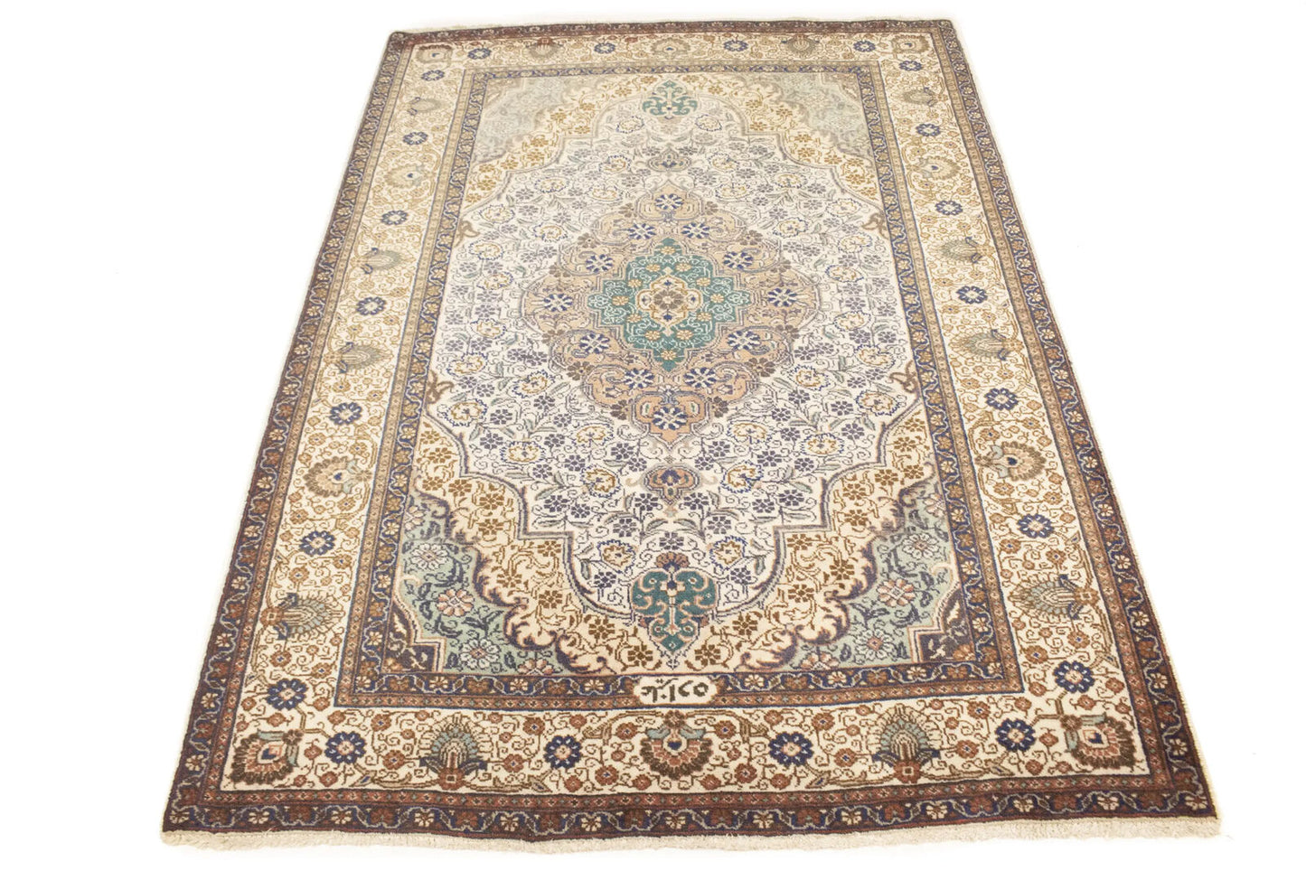 Semi-Antique Traditional Oriental Rug Muted