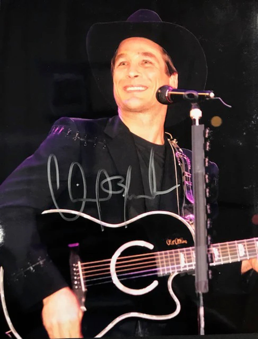 Clint Black Signed 8X10 Celebrity Photo