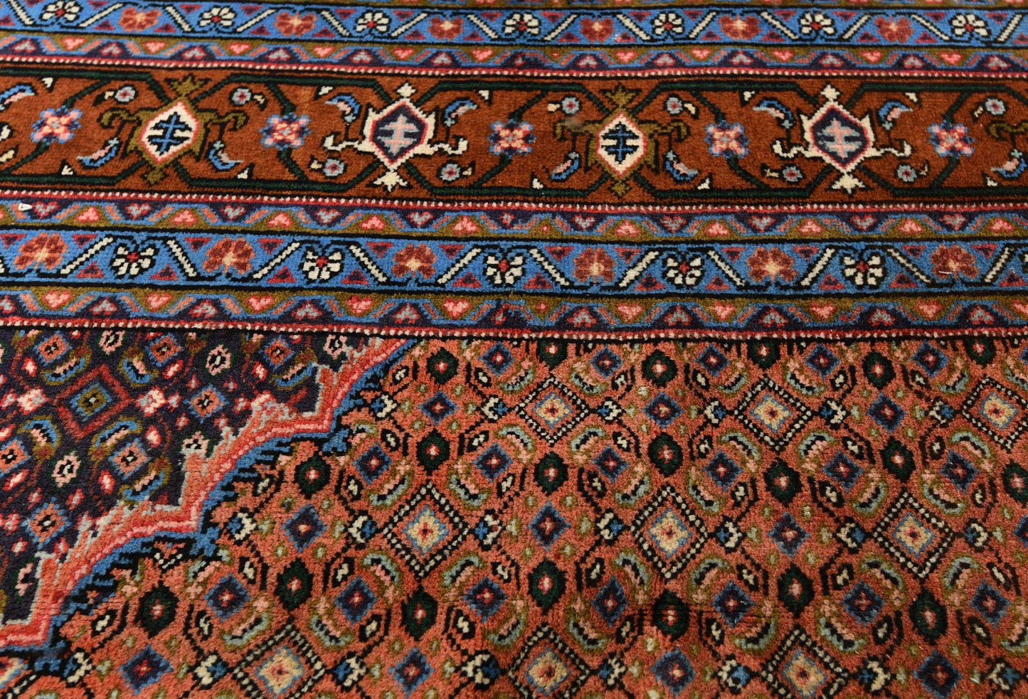 Handmade Tribal Geometric Vintage Oriental Rug