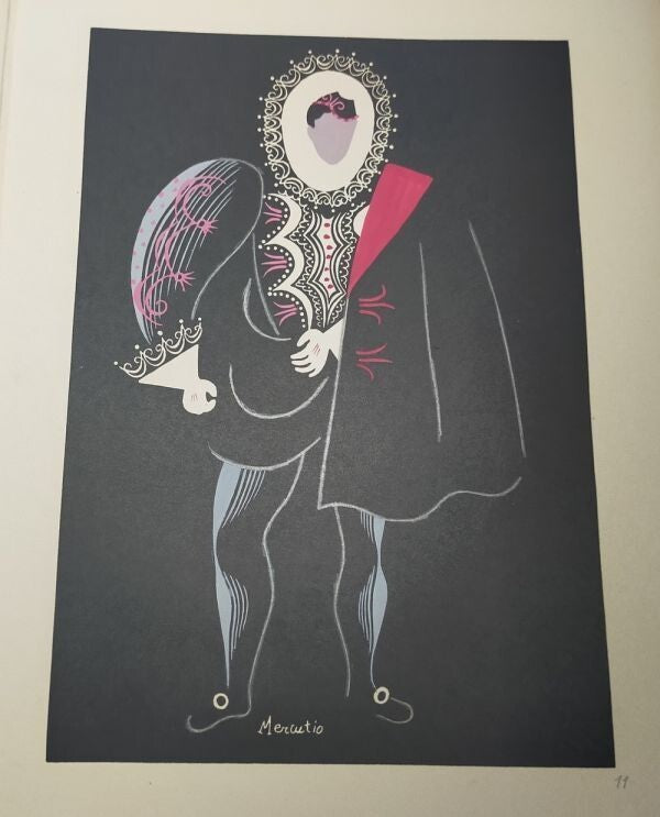 Jean Cocteau Romeo Et Juliette 1St Edition 1926 Jean Hugo Hand-Colored Woodcuts