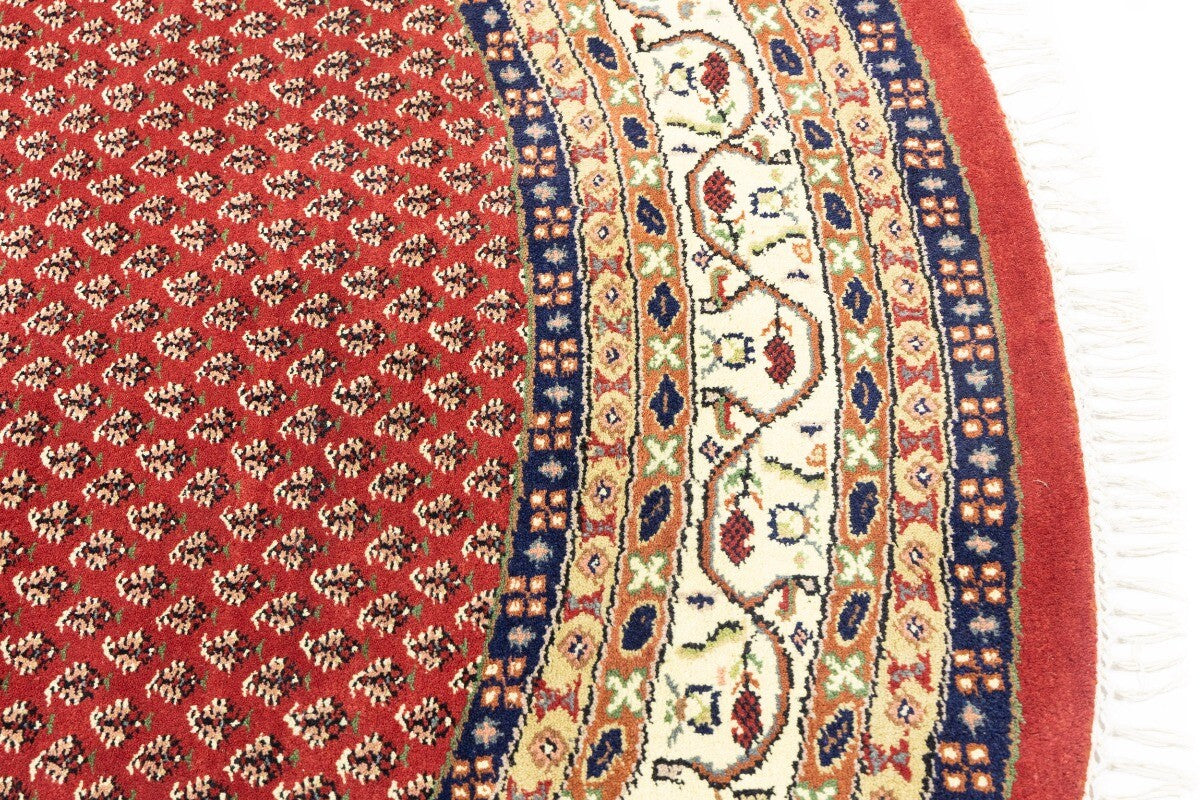 Handmade Tribal Indo Botemir Round Oriental Rug