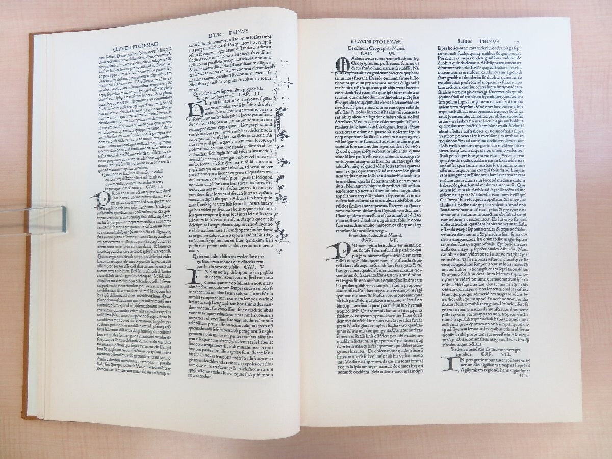 Geographia By Claudius Ptolemaeus - Facsimile Edition, 1513 Strasbourg, 1966
