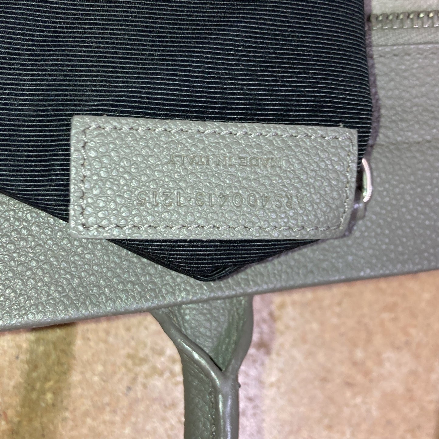 Saint Laurent Rive Gauche Cabas Leather Small