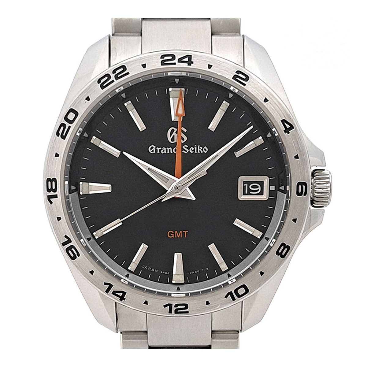Seiko Grand Seiko Sports Collection Gmt Sbgn005 Black Men'S Used Watch #6212