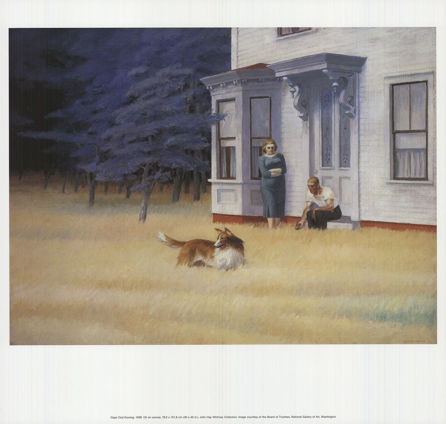 Edward Hopper Cape Cod Evening " Offset Lithograph Realism