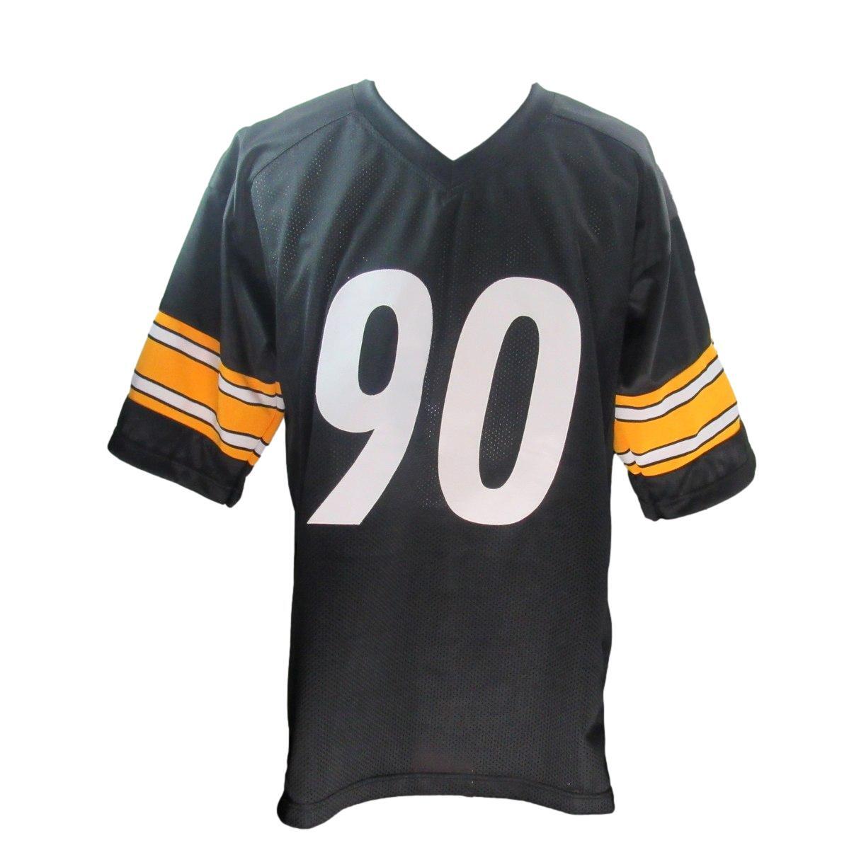T.J. Watt Signed/Autographed Black Custom Jersey