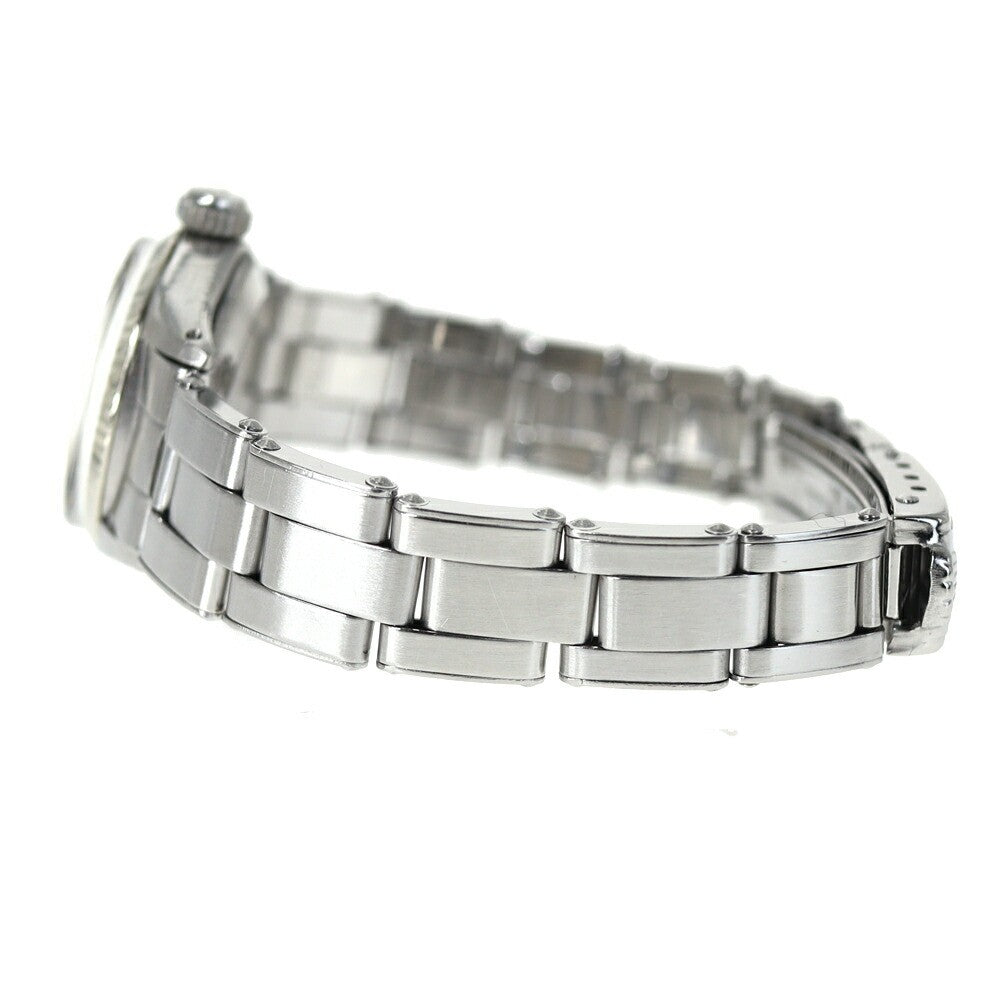 Rolex Oyster Date 6517 Silver Case Size 26.0Mm Ladies Used Watch #61423