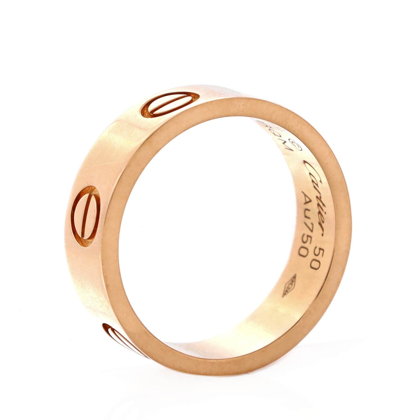 Cartier Love Band Ring 18K Rose Gold