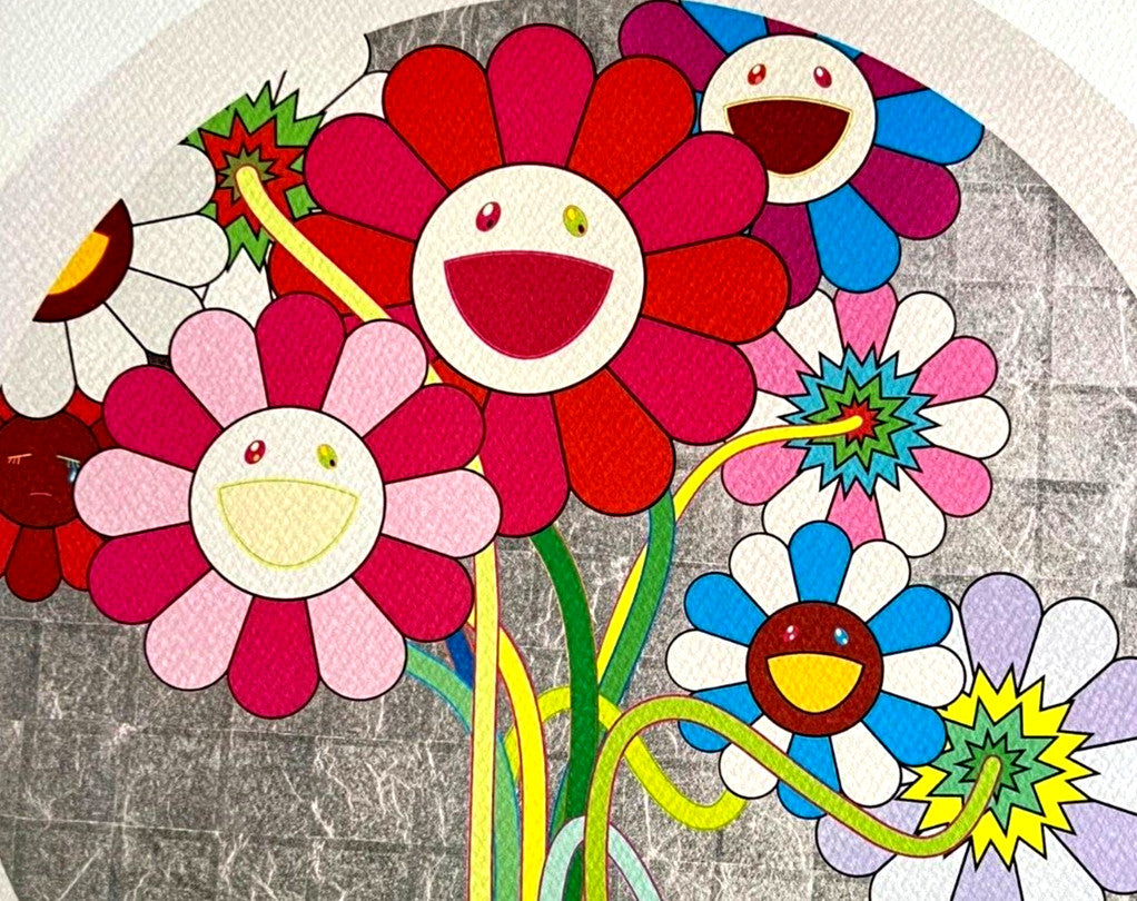 Takashi Murakami Lithograph Coa Numbered In Pencil Limited
