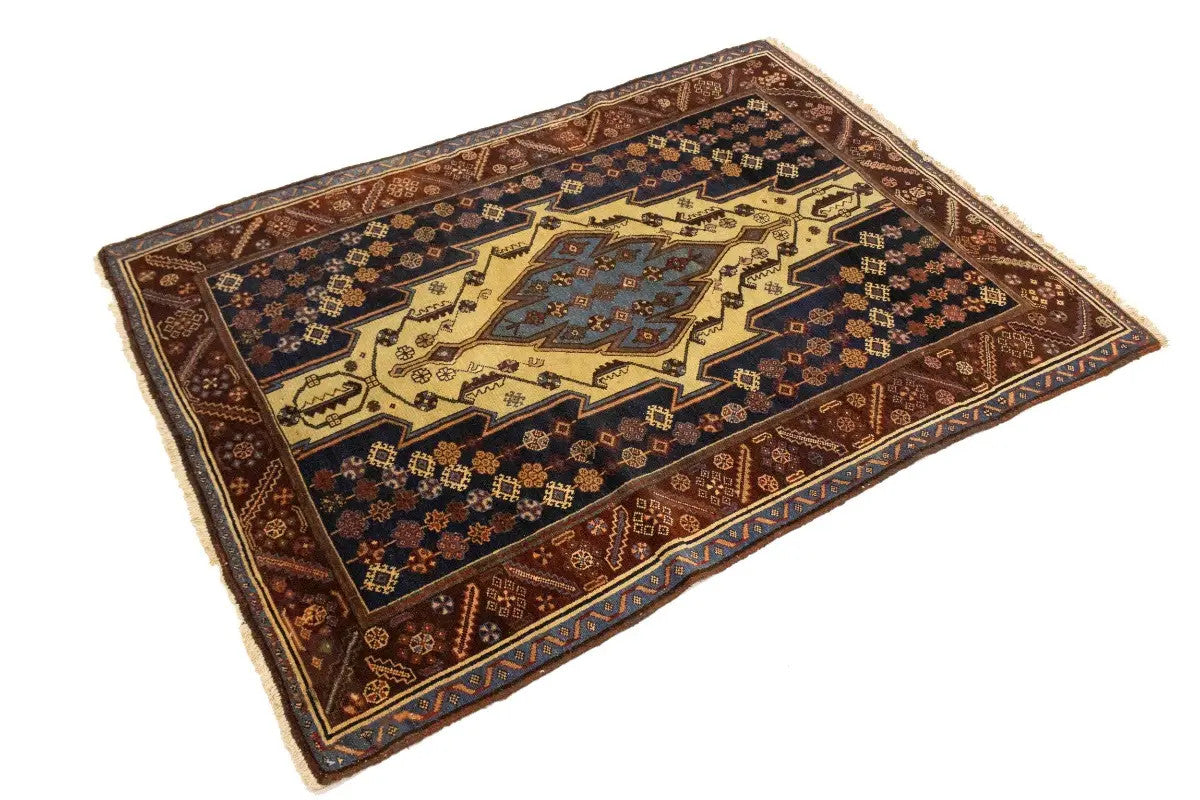Antique Handmade Geometric Tribal Style Oriental