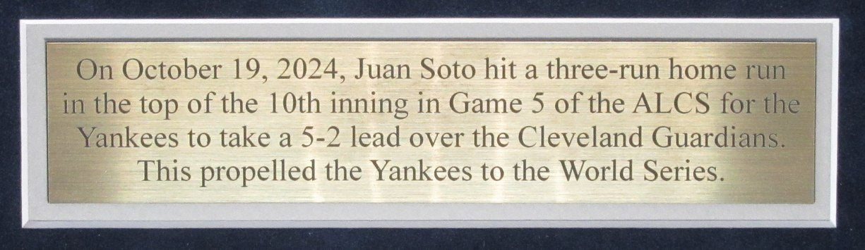 Juan Soto Signed/Autographed White Ny Yankees