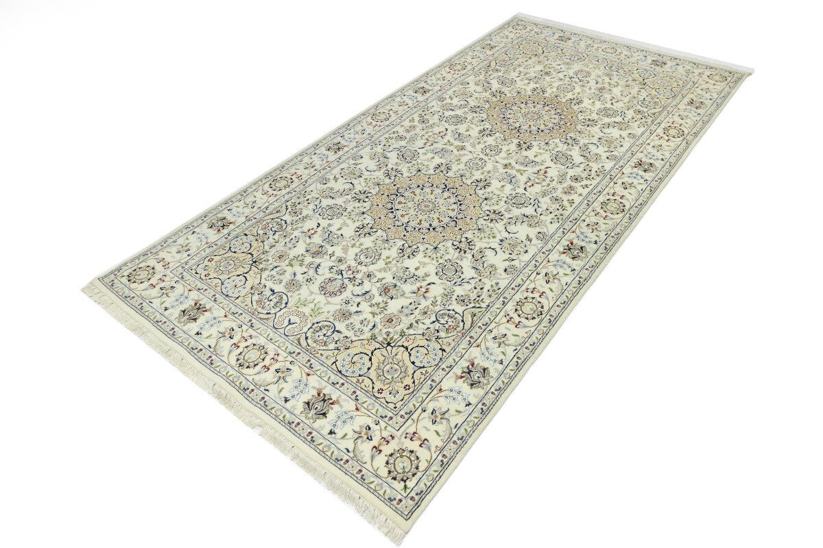 Rare Size Floral Classic Indo-Nain Oriental Rug