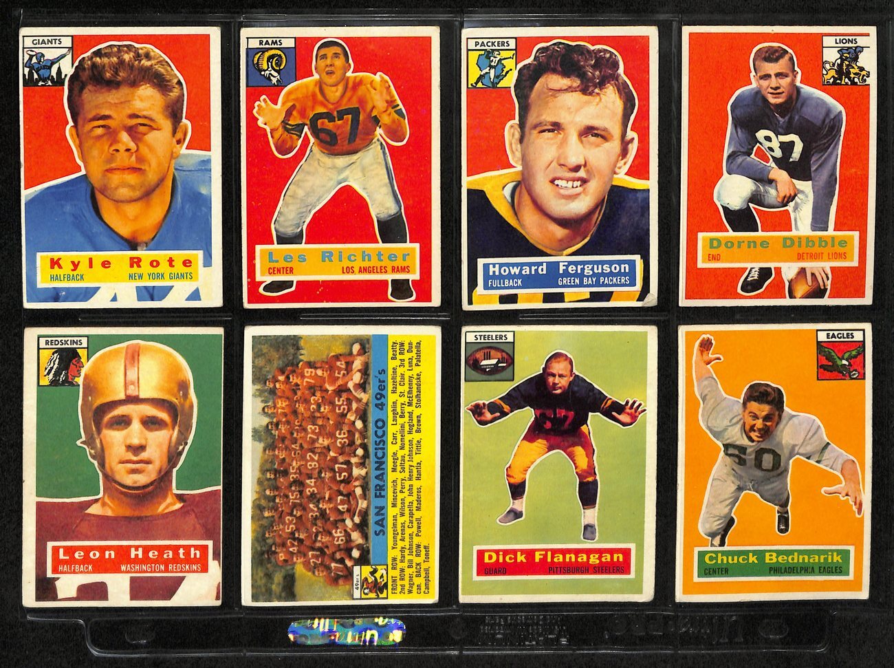 1956 Topps Football Card Complete Set (1-120)
