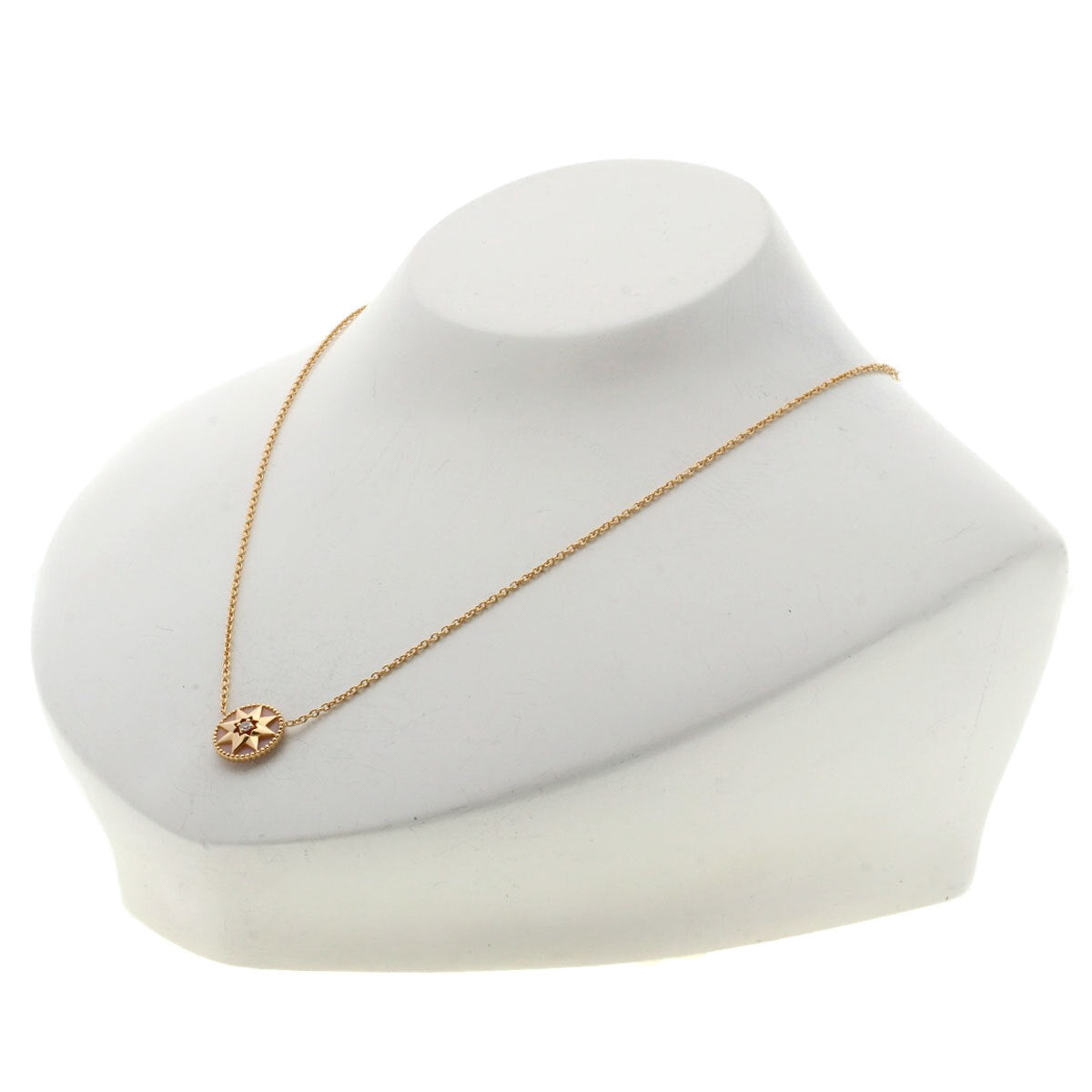 Dior Necklace Rose Devan Pink Opal Diamond K18