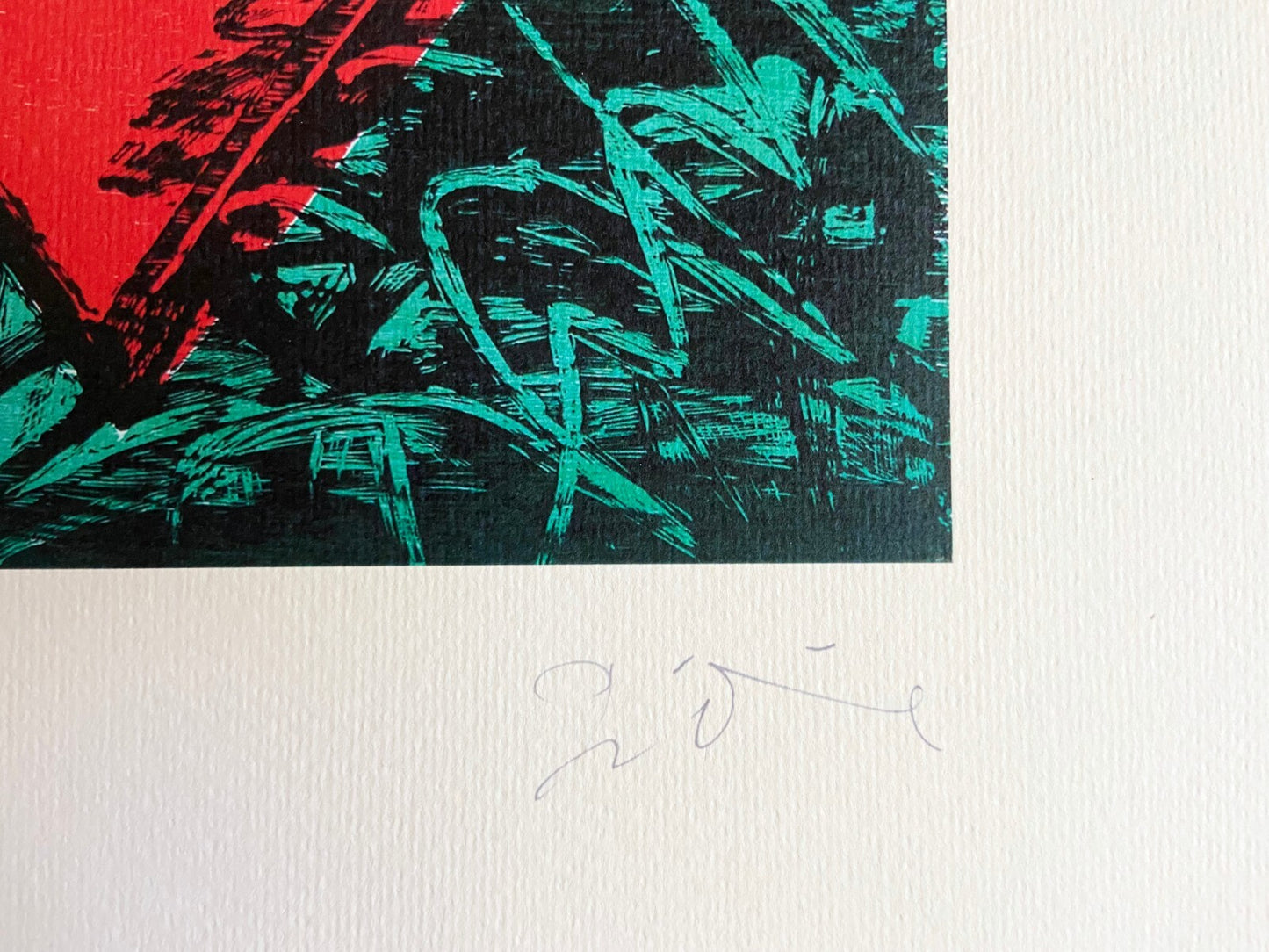 Jim Dine Lithograph Coa Signed Op Numbered