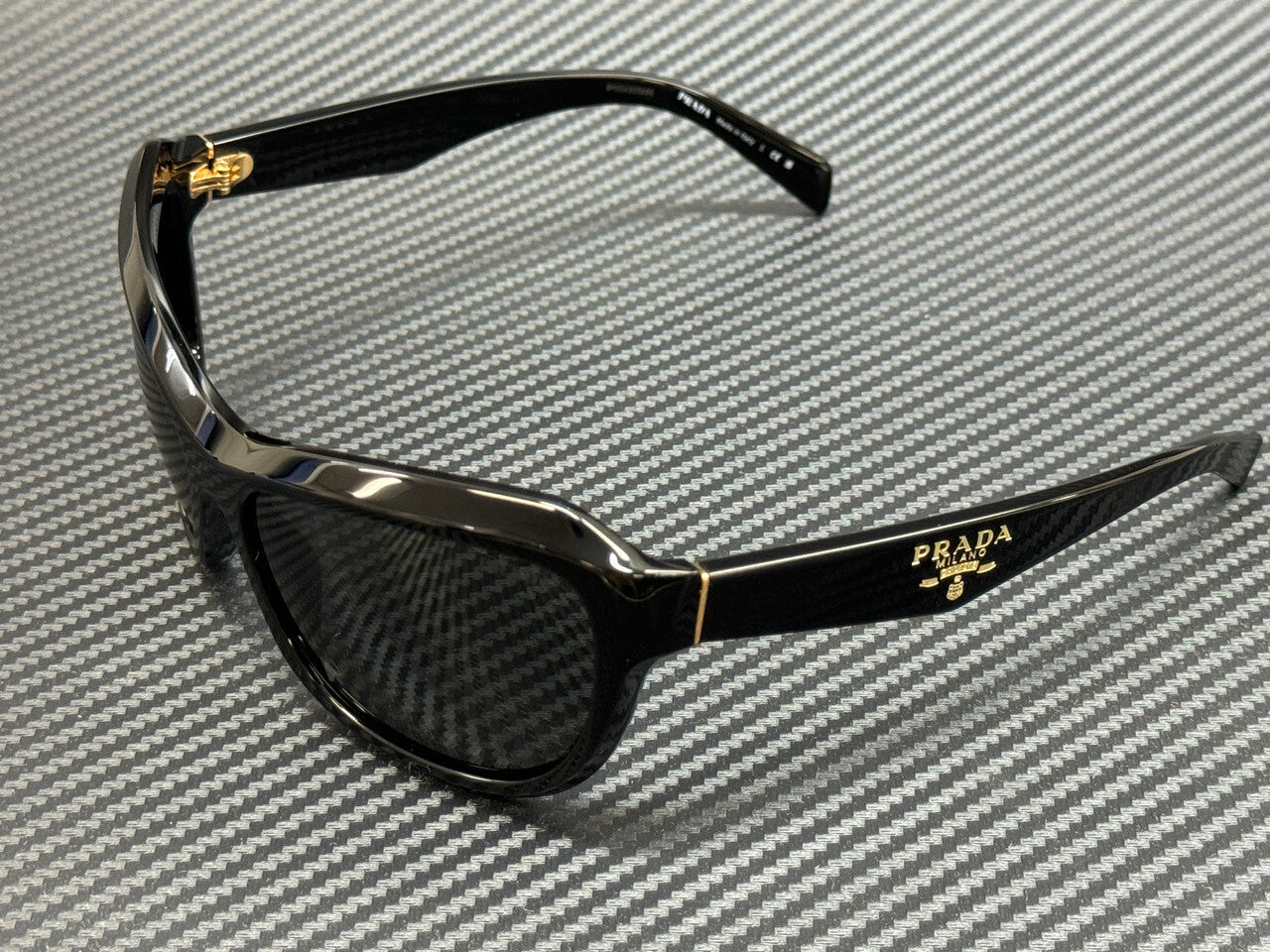 PRADA PR A27S 16K5S0 Black Grey Unisex 62 mm