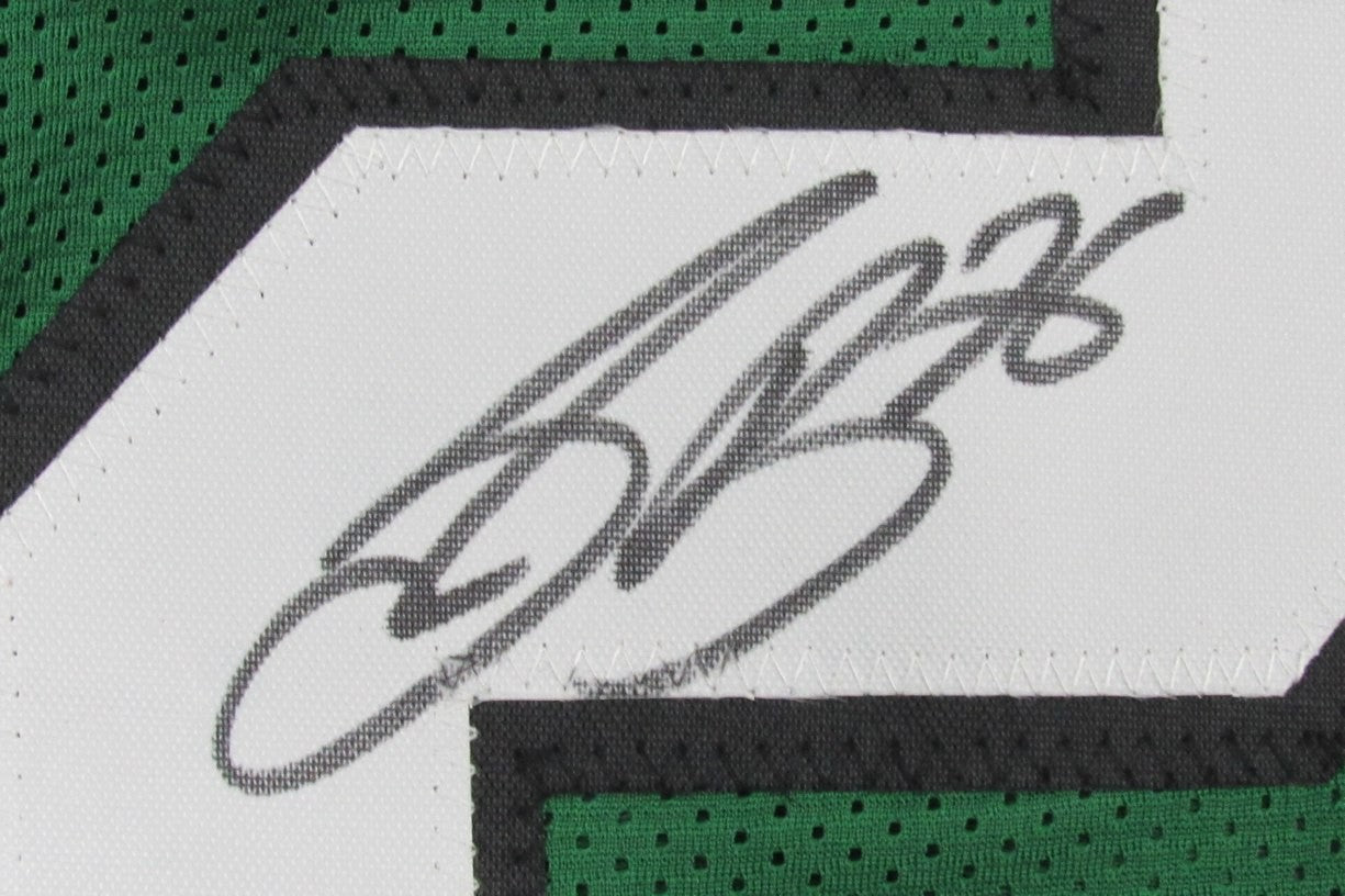 Saquon Barkley Signed Kelly Green Custom Football