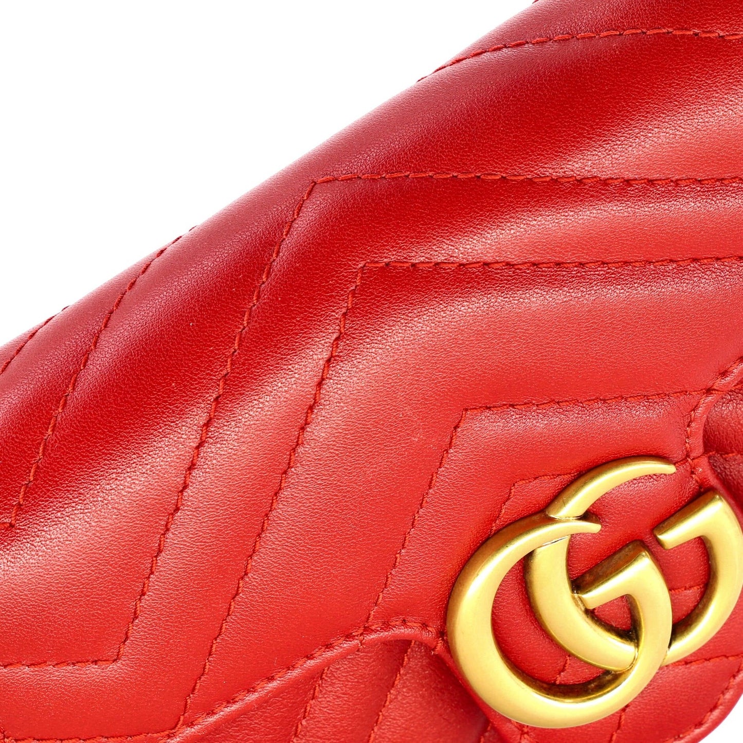 Gucci Gg Marmont Flap Bag Matelasse Leather Super Mini