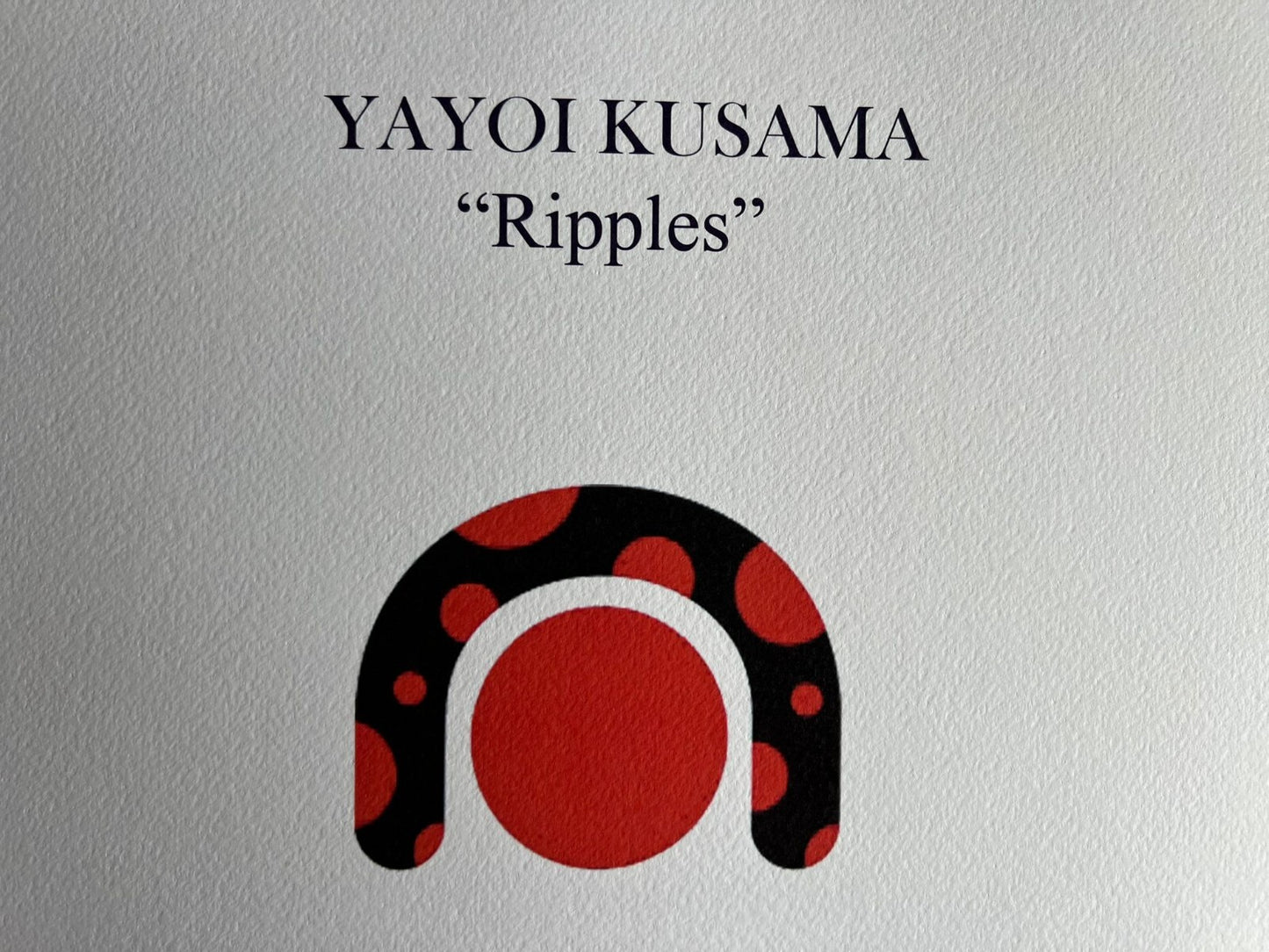 Yayoi Kusama Lithograph Mori Museum Coa Hand Numbered Crayon