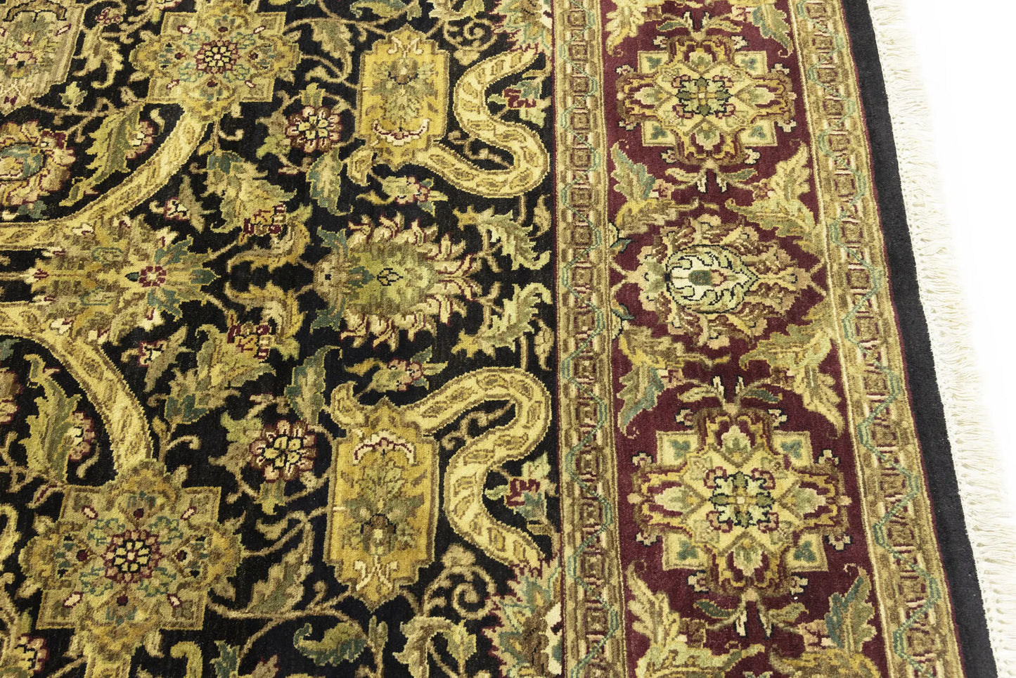 8X10 ft Handmade Floral Traditional Wool Rug