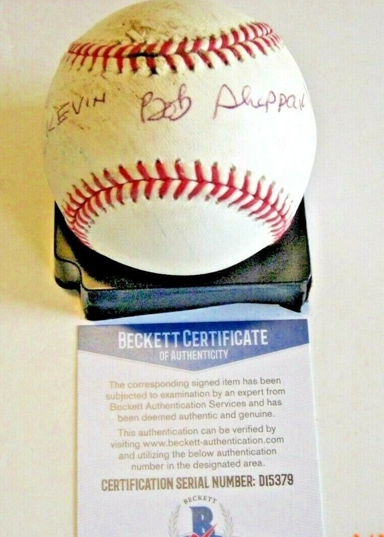 Bob Sheppard Yankees Hof Announcer Beckett/Coa
