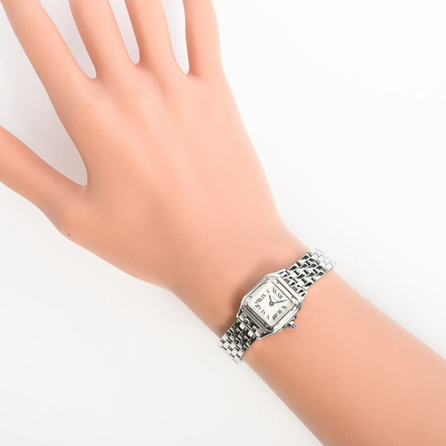 Cartier Panthre De Cartier Mini Wspn0019 Silver Ladies Used Watch #52320