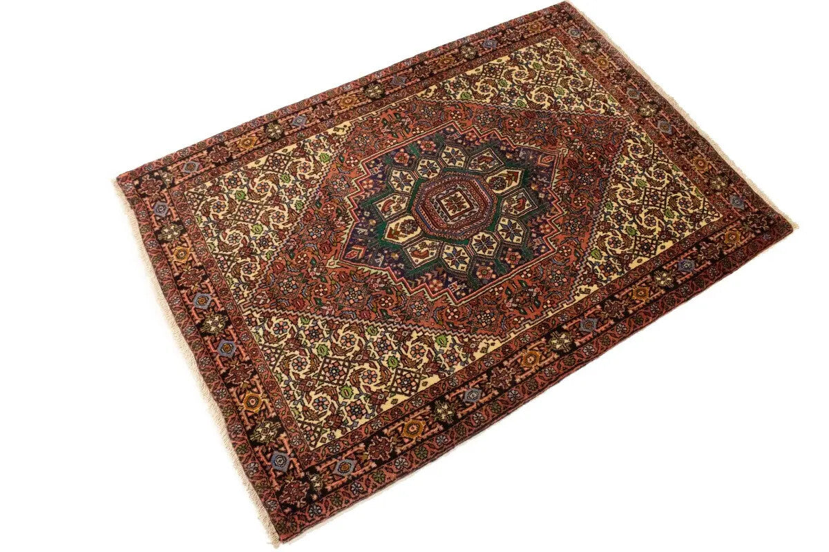 Handmade Wool Bidjar Oriental Rug Rare Vintage