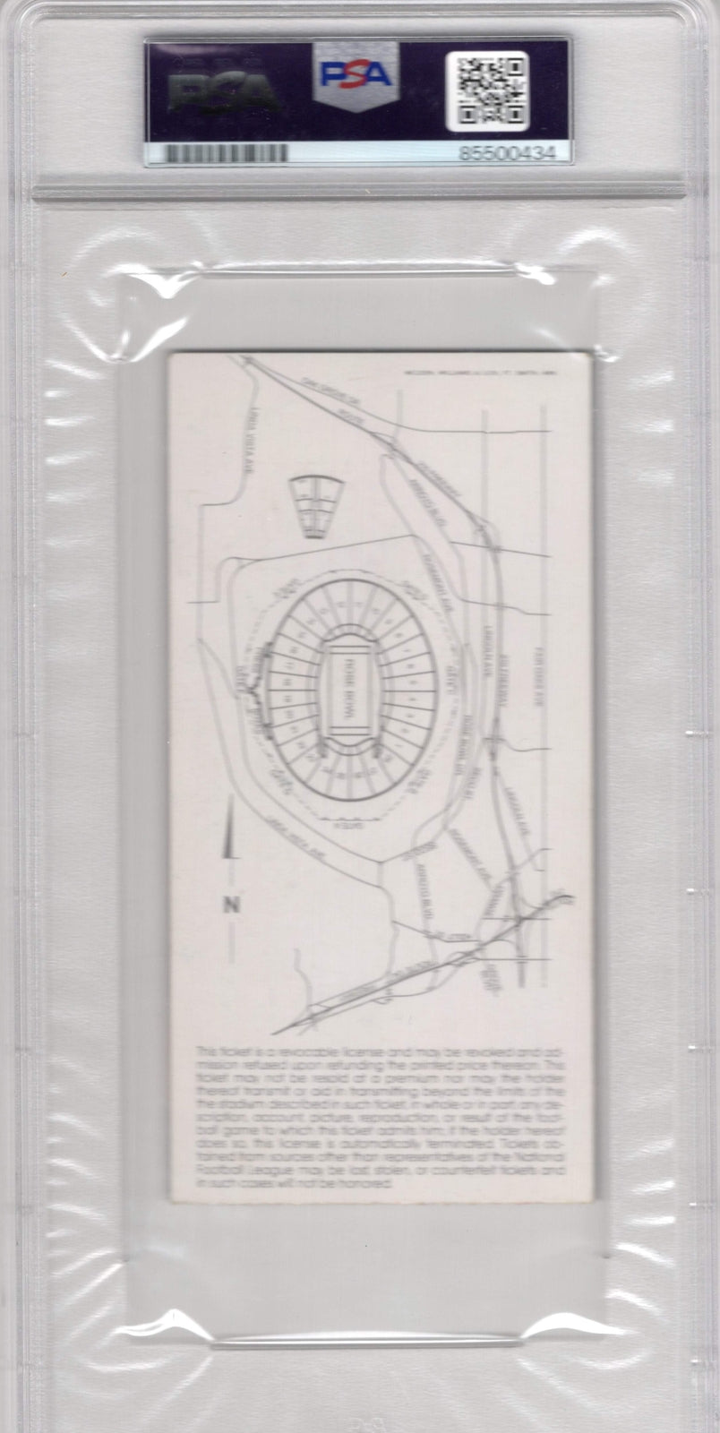 John Riggins Superbowl Xvii Autographed Ticket Psa Authentic Auto