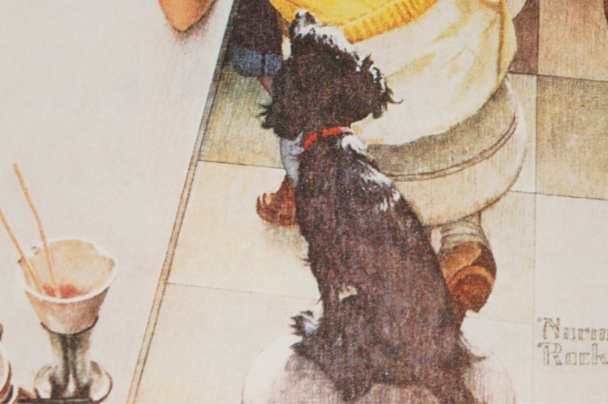 Norman Rockwell Diamond Screening Soda Fountain Limited Edition Print 50/300 Usa