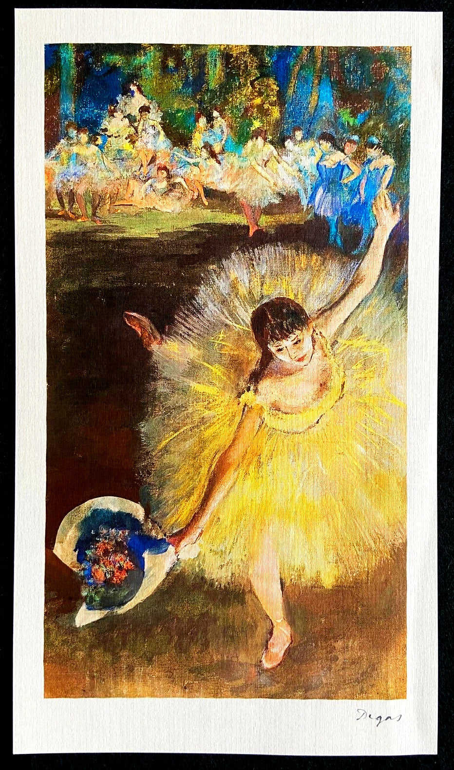 Edgar Degas Lithograph 1943 Coa Mourlot Signed