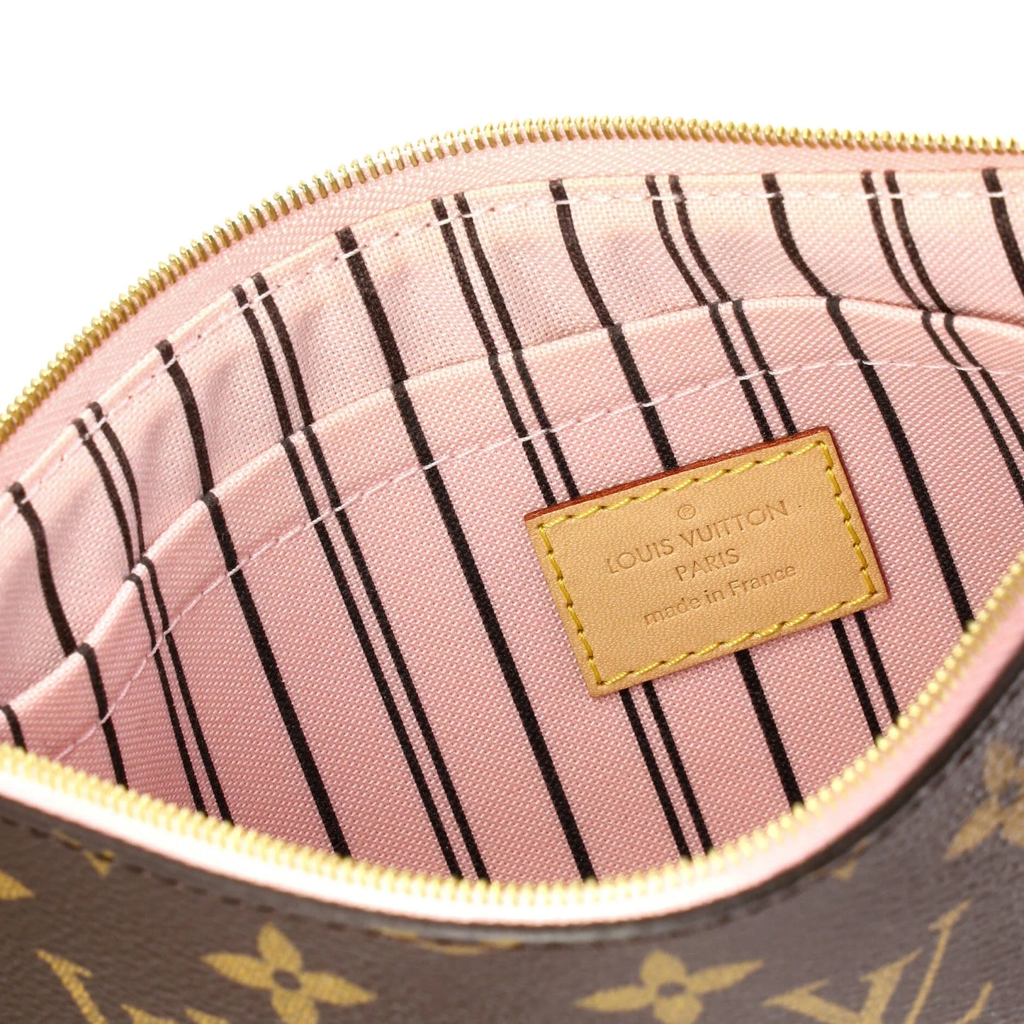 Louis Vuitton Neverfull Pochette Monogram Canvas Large