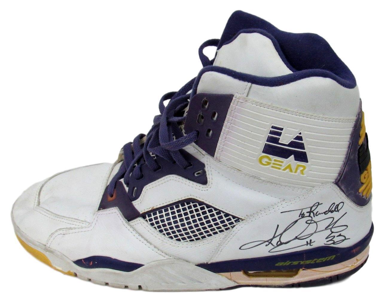 1990 Karl Malone Utah Jazz Signed Game Worn