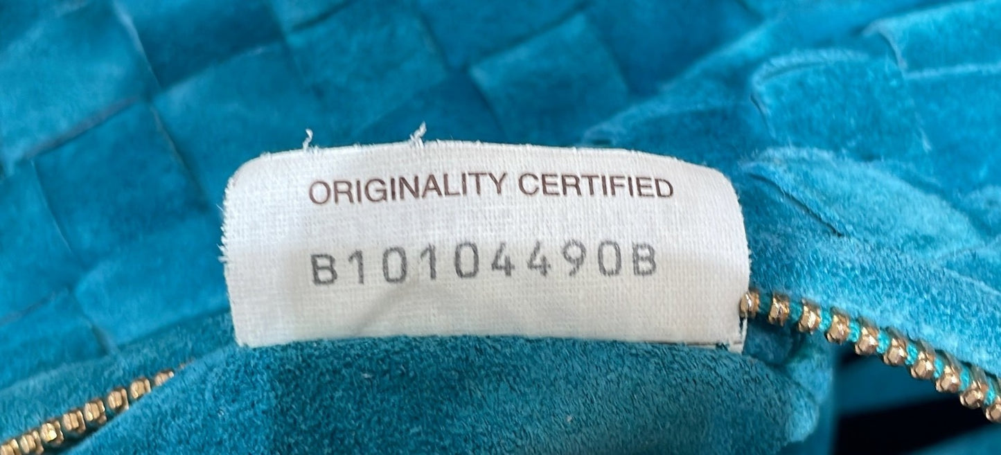 Bottega Veneta Bv Jodie Hobo Intrecciato Suede Teen