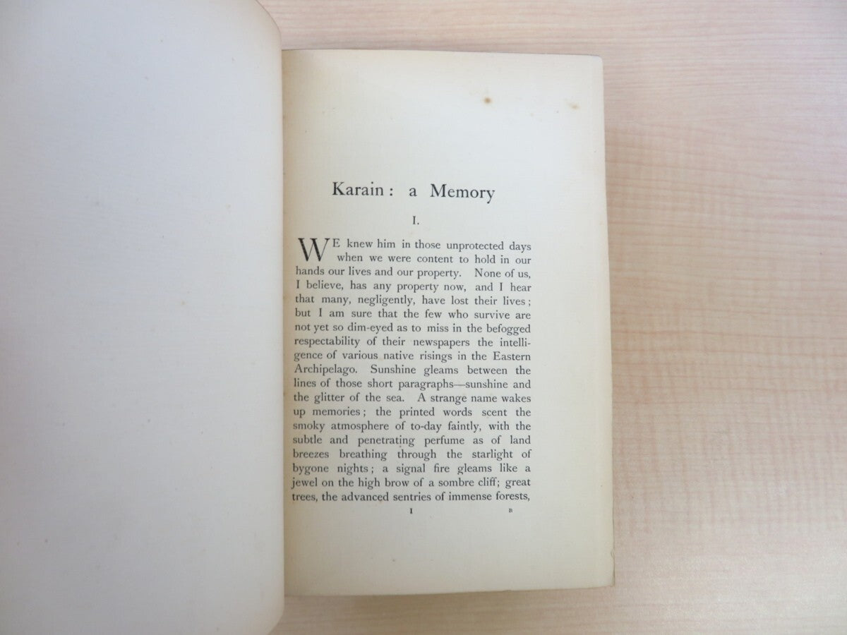 Tales Of Unrest By Joseph Conrad - First Edition