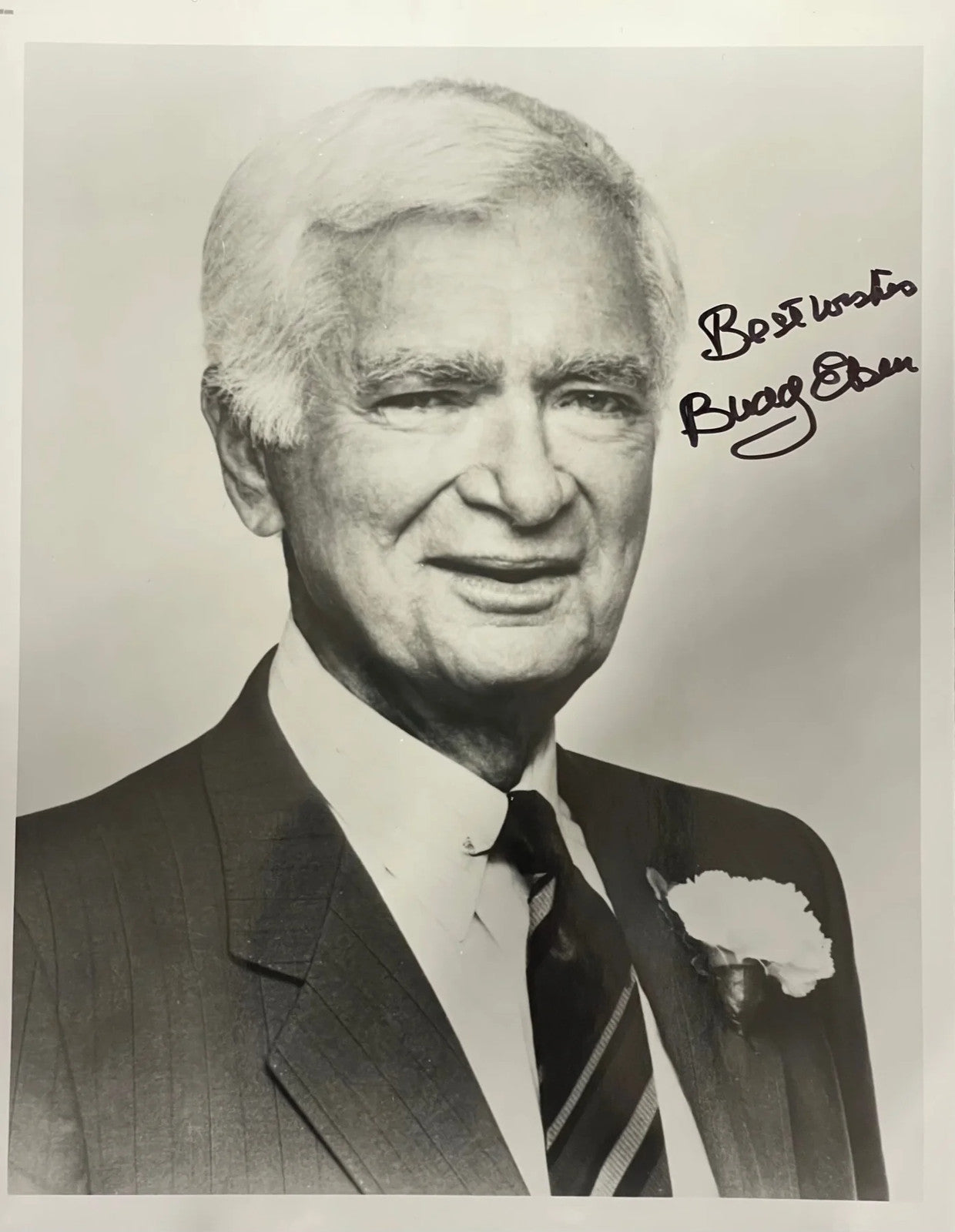 Buddy Ebsen Autographed 8X10 Celebrity Photo