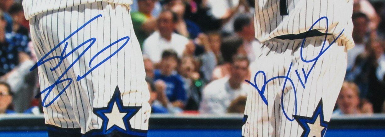 Shaquille Shaq O'Neal/Penny Hardaway Autographed