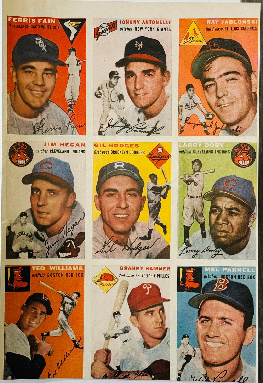 Sports Illustrated Aug 16, 1954 First Issue Complete W/Uncut Baseball Cards And