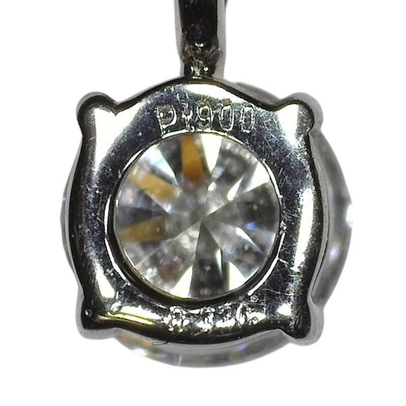 Diamond Necklace Pt900 With 0.85Ct Diamond