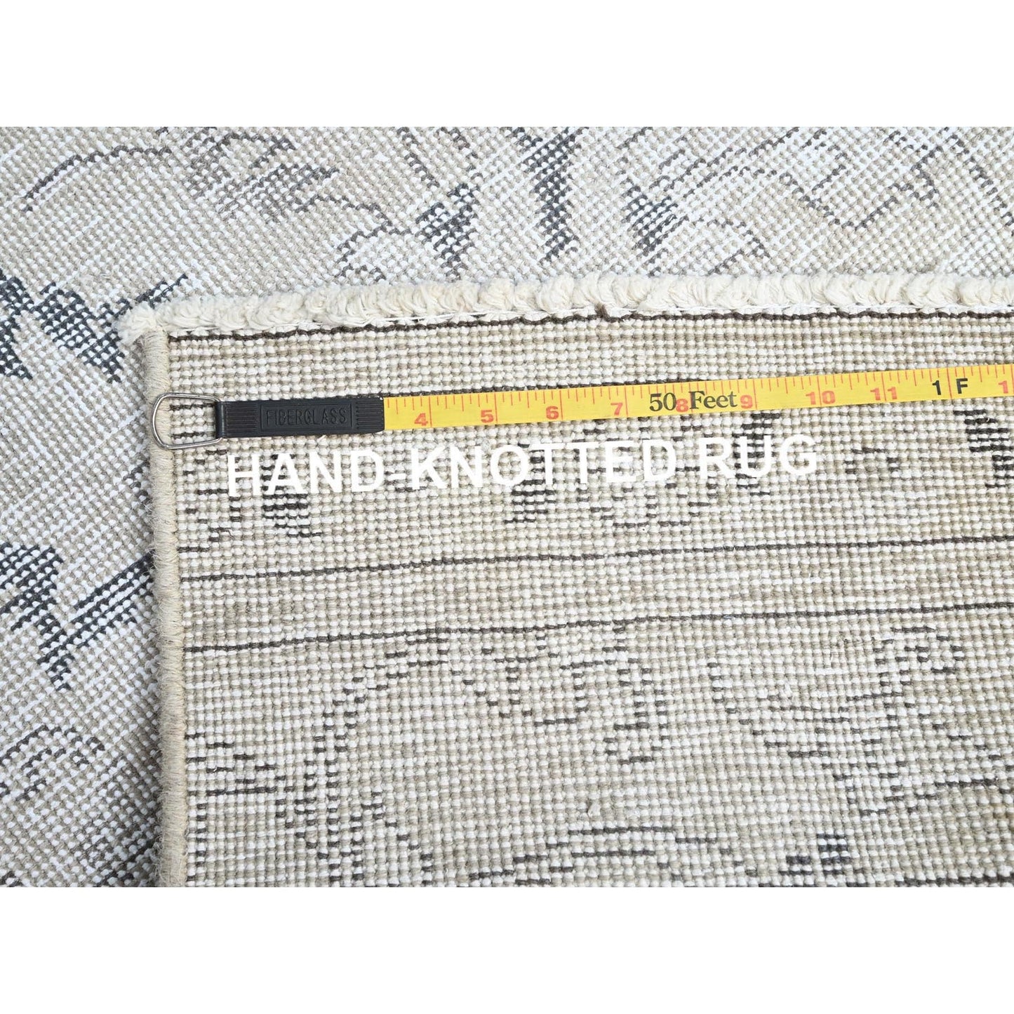 2'2"X9' Link White Fragment Vintage Zoroastrian Tebraz Runner Oriental Rug