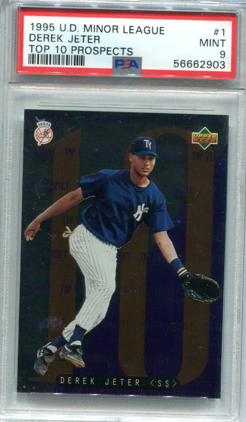 Derek Jeter 1995 Upper Deck Minor League