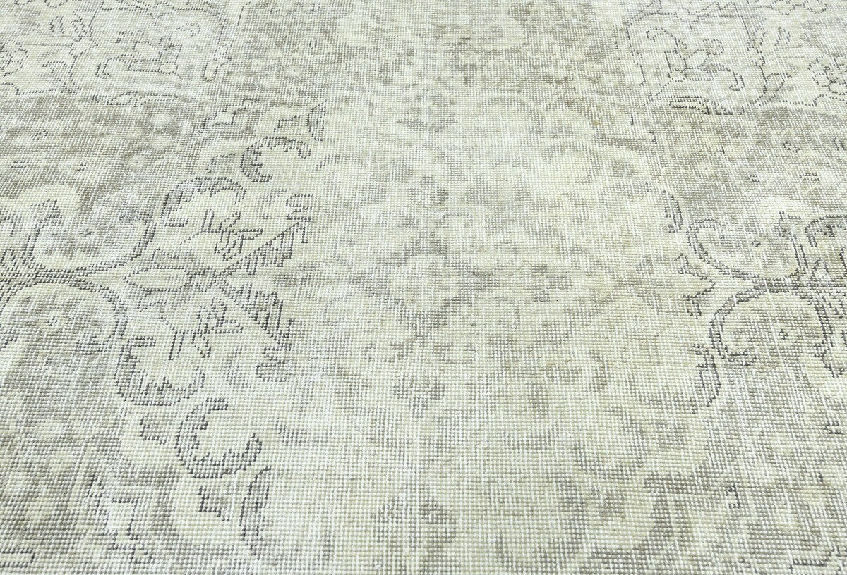 Handmade Antique Distressed Oriental Rug Muted