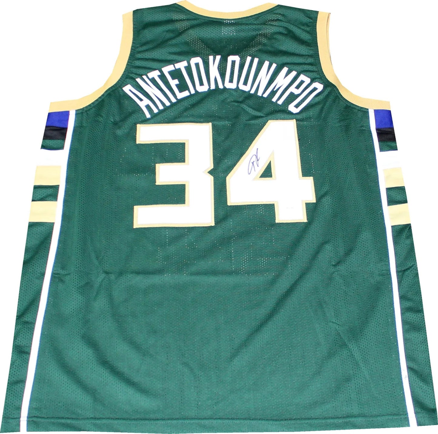 Giannis Antetokounmpo Autographed Milwaukee Bucks Jersey (Jsa)