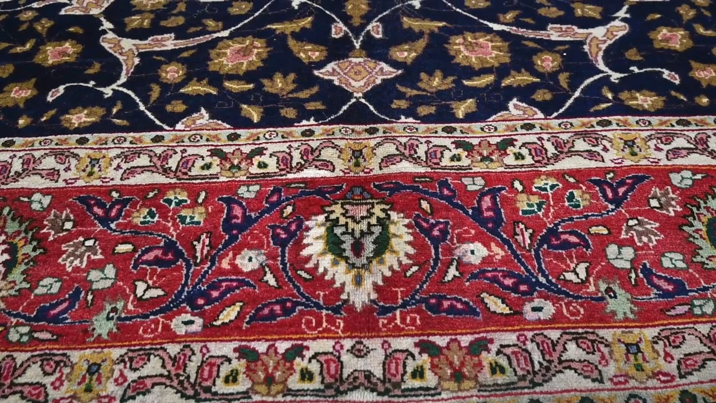 Vintage Handmade Oriental Rug 10X13 Ft Classic
