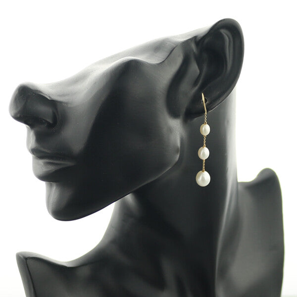 Tiffany&Co. Earrings Pearl By The Yard Freshwater